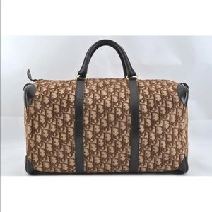 Authentic Christian Dior Trotter Hand Boston Bag